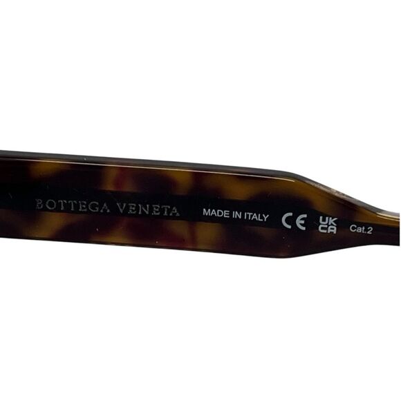 NEW Bottega Veneta Sunglasses BV0238S 002 Havana Oversized Square Brown Gradient